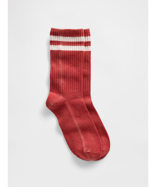 GAP(ギャップ)の「バーシティスタイル クルーソックス(ソックス/靴下・メンズ・ブルー/オレンジ/ネイビー/イエロー/グリーン/レッド/ピンク/ブラック・S/M/M/L)」の7枚目の写真