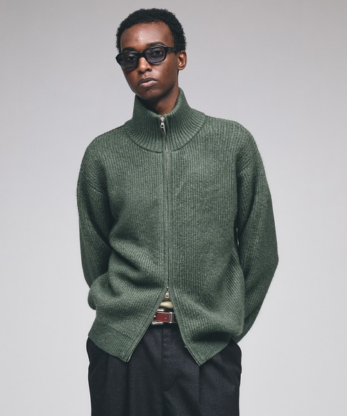 セール】Double Zip Drivers Knit / ダブルジップドライバーズニット