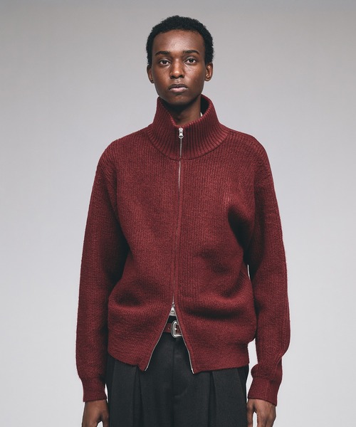 セール】Double Zip Drivers Knit / ダブルジップドライバーズニット
