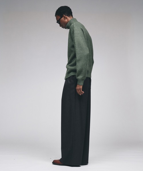 Double Zip Drivers Knit / ダブルジップドライバーズニット（ニット