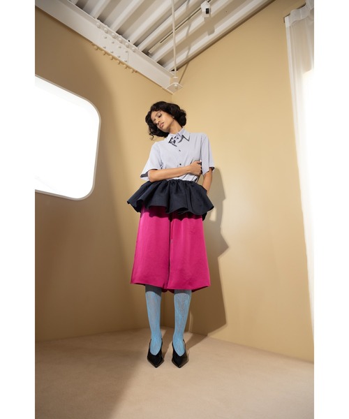 G.V.G.V.（ジーヴィージーヴィー）の「DOUBLE COLLAR SHIRT（シャツ/ブラウス・レディース・ブルー/ホワイト・ONE SIZE）」の15枚目の写真