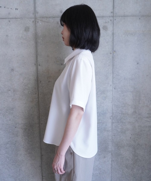 G.V.G.V.（ジーヴィージーヴィー）の「DOUBLE COLLAR SHIRT（シャツ/ブラウス・レディース・ブルー/ホワイト・ONE SIZE）」の4枚目の写真