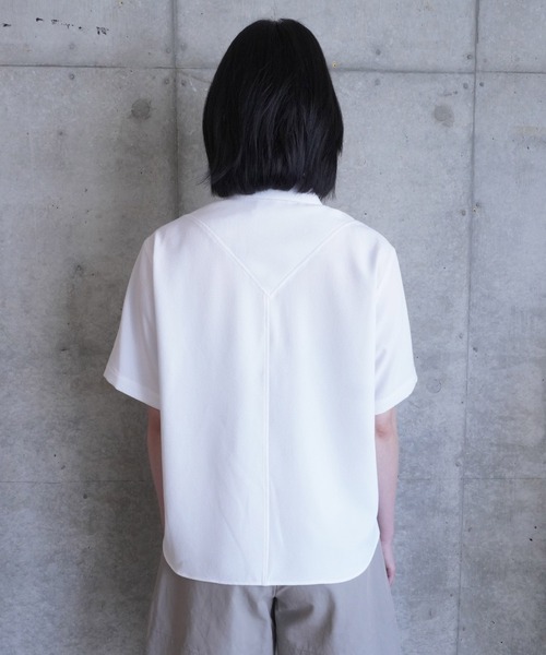 G.V.G.V.（ジーヴィージーヴィー）の「DOUBLE COLLAR SHIRT（シャツ/ブラウス・レディース・ブルー/ホワイト・ONE SIZE）」の5枚目の写真