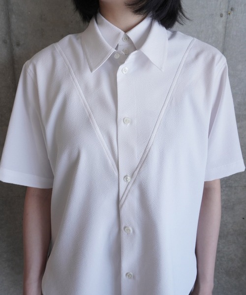 G.V.G.V.（ジーヴィージーヴィー）の「DOUBLE COLLAR SHIRT（シャツ/ブラウス・レディース・ブルー/ホワイト・ONE SIZE）」の6枚目の写真