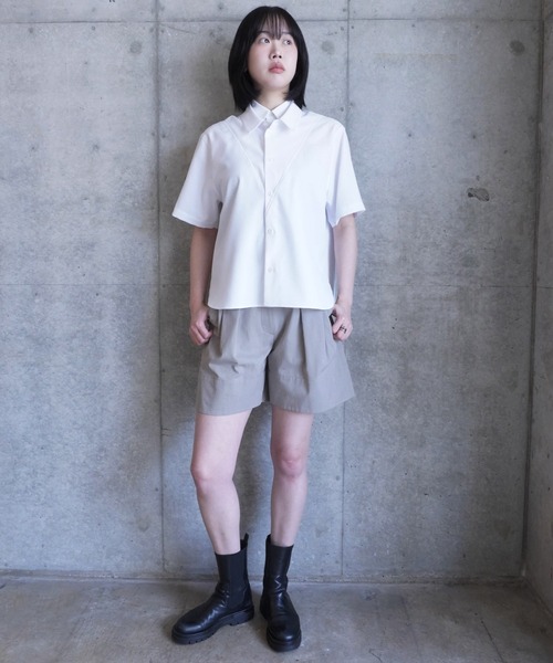 G.V.G.V.（ジーヴィージーヴィー）の「DOUBLE COLLAR SHIRT（シャツ/ブラウス・レディース・ブルー/ホワイト・ONE SIZE）」の9枚目の写真