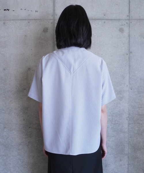 G.V.G.V.（ジーヴィージーヴィー）の「DOUBLE COLLAR SHIRT（シャツ/ブラウス・レディース・ブルー/ホワイト・ONE SIZE）」の19枚目の写真