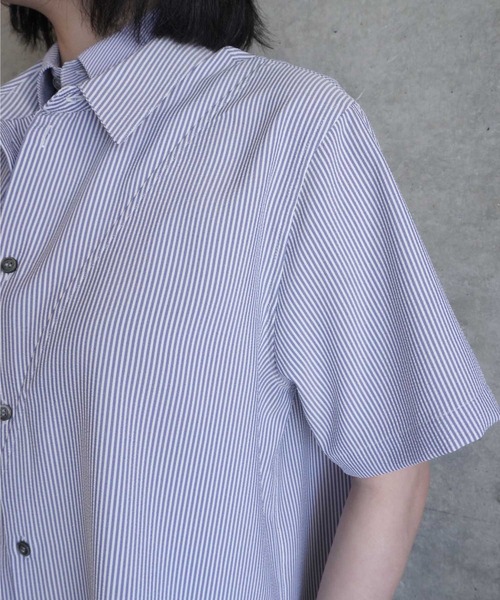 G.V.G.V.（ジーヴィージーヴィー）の「DOUBLE COLLAR SHIRT（シャツ/ブラウス・レディース・ブルー/ホワイト・ONE SIZE）」の22枚目の写真
