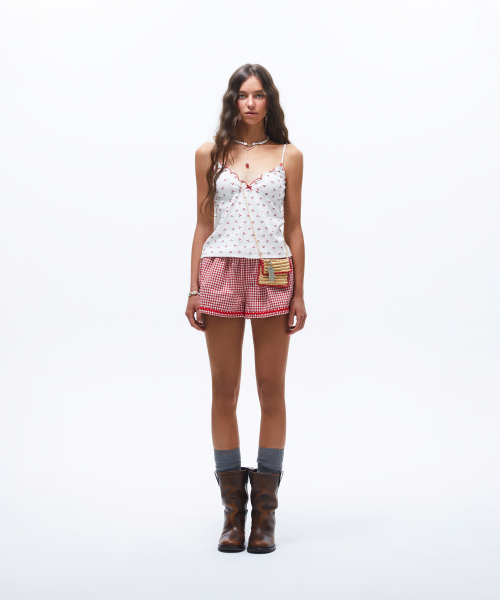 SUNDAY FRUIT MARKET(サンデーフルーツマーケット)の「W) CHERRY STRING TOP IVORY(Tシャツ/カットソー・レディース・その他・ONE SIZE)」の6枚目の写真