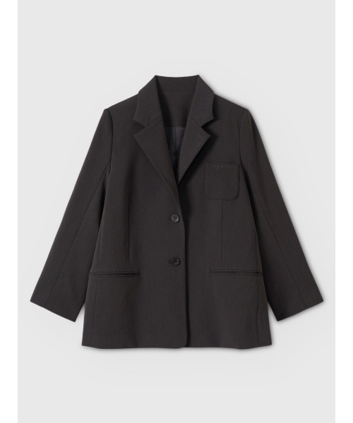 EIMY ISTOIRE(エイミーイストワール)の「EIMYパールロゴテーラードジャケット(テーラードジャケット・レディース・チャコールグレー/オフホワイト・F)」の20枚目の写真