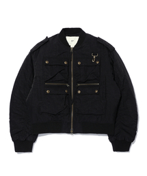 IEY（アイイーワイ）の「MAC MULTI BOMBER JACKET Black（MA-1）」