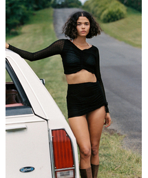 SURFEA（サーフィー）の「AISHA SKIRT_BLACK（スカート）」