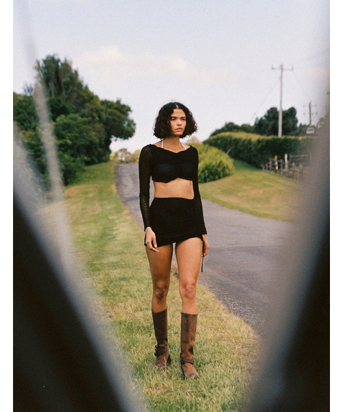 SURFEA（サーフィー）の「AISHA SKIRT_BLACK（スカート・レディース・その他・S/M/L）」の4枚目の写真