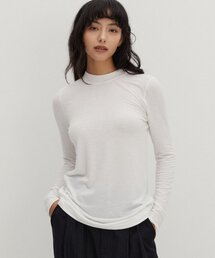 ウールライクベーシックTシャツホワイト
