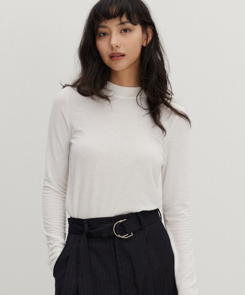 RAVEROUS(レイバーロス)の「ウールライクベーシックTシャツホワイト(Tシャツ/カットソー・レディース・その他・1)」の5枚目の写真