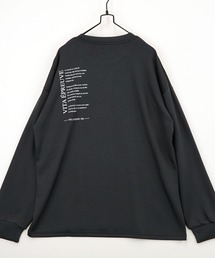 Candlestick（キャンドルスティック）の「ソフトタッチ ストレッチ Tシャツ 長袖 バックプリント ロンT（Tシャツ/カットソー）」