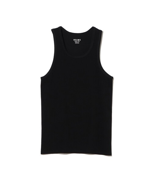 BEAMS（ビームス）の「New Rib Tank Top（タンクトップ・メンズ・ホワイト/ブラック・MEDIUM/SMALL/LARGE）」の10枚目の写真