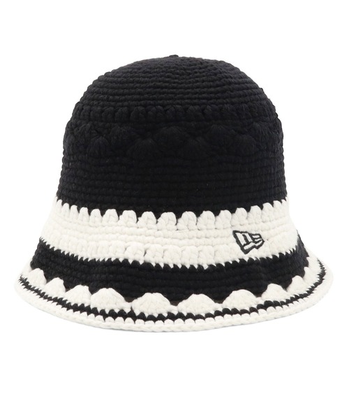 NEW ERA(ニューエラ)の「ニューエラ ニットクロッシェ 模様編み(ハット・メンズ・グレー/ブラック/ホワイト・FREE)」の9枚目の写真
