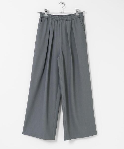 URBAN RESEARCH Sonny Label（アーバンリサーチサニーレーベル）の「ダブルタックワイドイージーパンツ（その他パンツ・レディース・グレー/ブラック・38/36）」の10枚目の写真