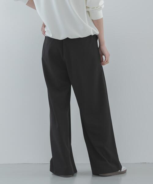 URBAN RESEARCH Sonny Label（アーバンリサーチサニーレーベル）の「ダブルタックワイドイージーパンツ（その他パンツ・レディース・グレー/ブラック・38/36）」の18枚目の写真