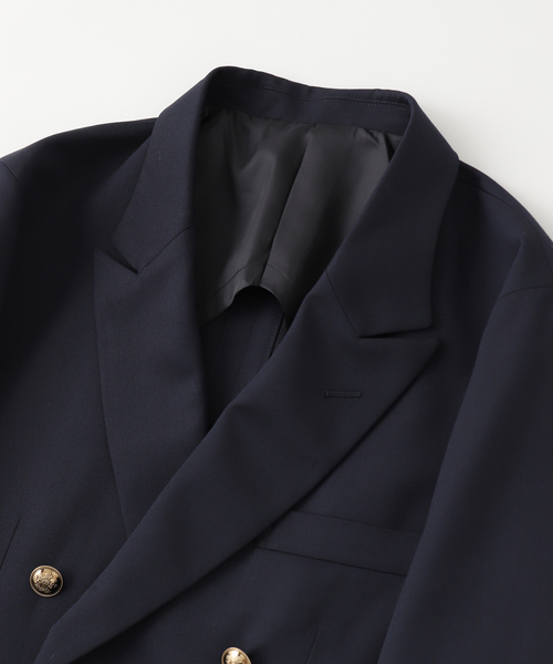 JOURNAL STANDARD(ジャーナルスタンダード)の「T/W ダブルブレスト ブレザー(その他アウター・メンズ・ネイビー・LARGE/MEDIUM/SMALL)」の3枚目の写真