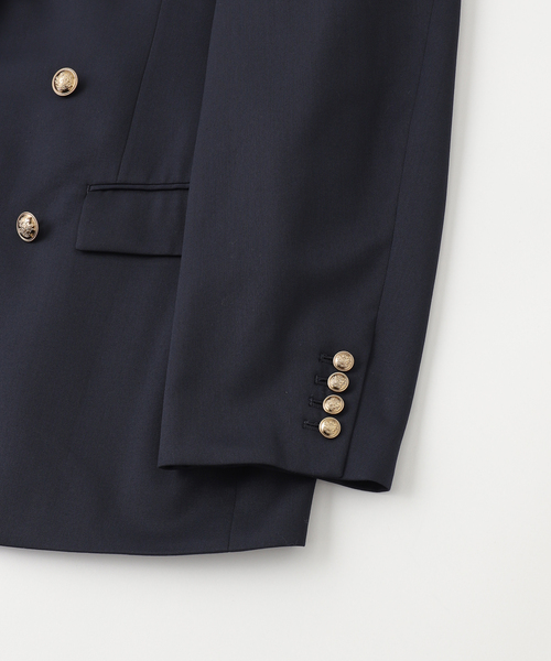 JOURNAL STANDARD(ジャーナルスタンダード)の「T/W ダブルブレスト ブレザー(その他アウター・メンズ・ネイビー・LARGE/MEDIUM/SMALL)」の4枚目の写真