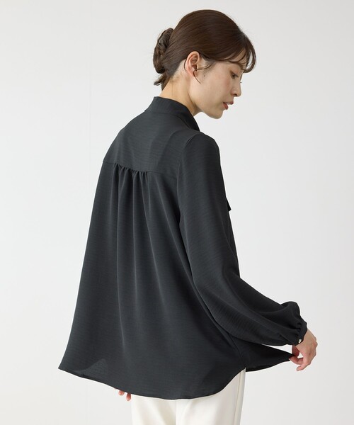 Jayro(ジャイロ)の「ボウタイブラウス(シャツ/ブラウス・レディース・ベージュ/ホワイト系その他2/ブラック・M)」の21枚目の写真