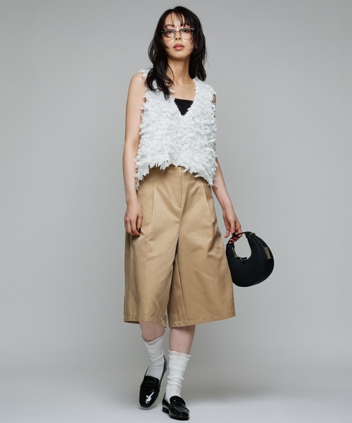 Narcissus(ナルシス)の「ハーフパンツ(その他パンツ・レディース・ベージュ・FREE)」の2枚目の写真