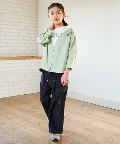 ikka（イッカ）の「【親子コーデ】ドライテックベイカーパンツ（120~160cm）【接触冷感／速乾】（その他パンツ・キッズ・オリーブ/ネイビー・140/130/150/160/120）」の22枚目の写真