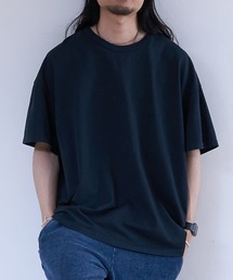 LES TIEN（レスティエン）の「LES TIEN BINDED NECK OVERSIZED TEE (HV-2092)（Tシャツ/カットソー）」