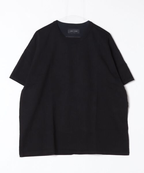 LES TIEN(レスティエン)の「LES TIEN BINDED NECK OVERSIZED TEE (HV-2092)(Tシャツ/カットソー・メンズ・ネイビー/ホワイト/ブラック/ブラック系その他2・SMALL/LARGE/MEDIUM)」の13枚目の写真
