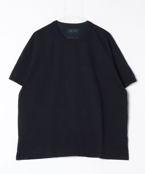 LES TIEN(レスティエン)の「LES TIEN BINDED NECK OVERSIZED TEE (HV-2092)(Tシャツ/カットソー・メンズ・ネイビー/ホワイト/ブラック/ブラック系その他2・SMALL/LARGE/MEDIUM)」の14枚目の写真