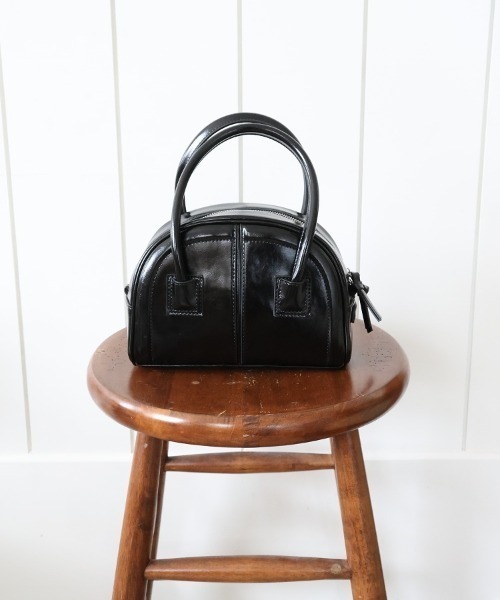 GENERAL IDEA（ジェネラルアイデア）の「【GENERAL IDEA】ラウンドミニトートバッグ / round mini tote bag（トートバッグ・レディース・バーガンディー/ブラック・FREE）」の6枚目の写真