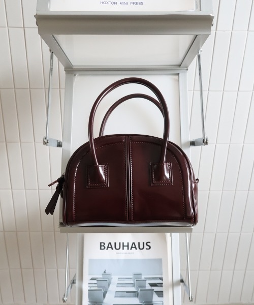 GENERAL IDEA（ジェネラルアイデア）の「【GENERAL IDEA】ラウンドミニトートバッグ / round mini tote bag（トートバッグ・レディース・バーガンディー/ブラック・FREE）」の11枚目の写真