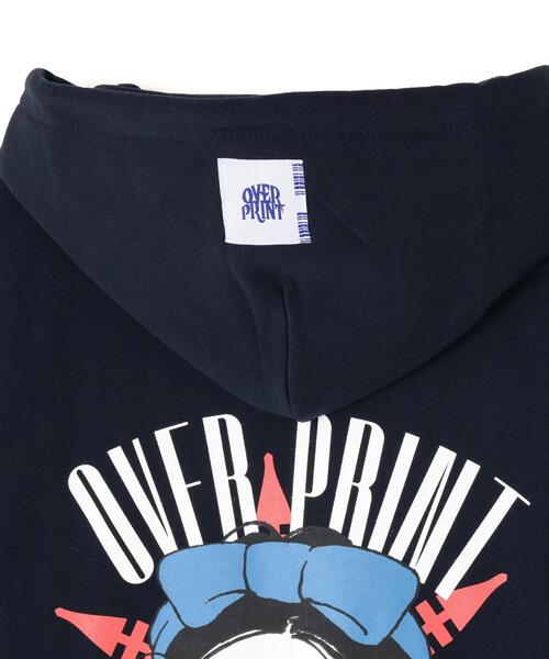 over print（オーバープリント）の「overprint/オーバープリント/LIBERTY HOODIE（パーカー・レディース・ネイビー/ブラウン・S/L/XL/M）」の6枚目の写真