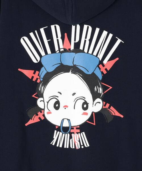 over print（オーバープリント）の「overprint/オーバープリント/LIBERTY HOODIE（パーカー・レディース・ネイビー/ブラウン・S/L/XL/M）」の7枚目の写真