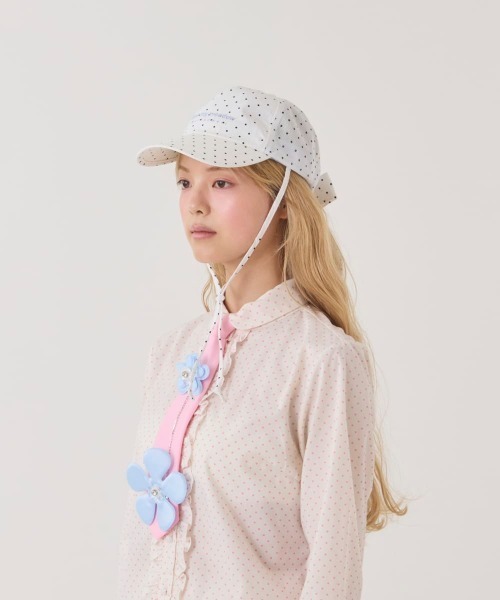 kaorinomori（カオリノモリ）の「kaorinomori  リリィキャップ / カオリノモリ（キャップ・レディース・ブラック/ホワイト/ネイビー・FREE）」の2枚目の写真