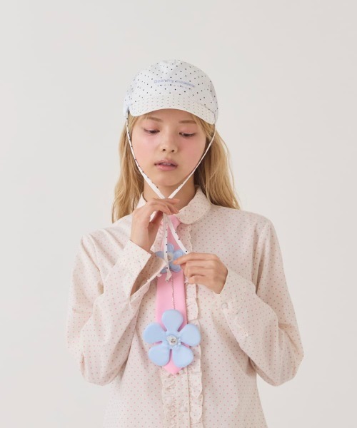 kaorinomori（カオリノモリ）の「kaorinomori  リリィキャップ / カオリノモリ（キャップ・レディース・ブラック/ホワイト/ネイビー・FREE）」の5枚目の写真