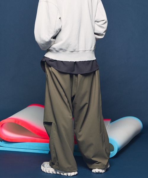 MAISON SPECIAL（メゾンスペシャル）の「《UNISEX》Sunlight Block Prime-Wide Climbing Pants/Sunlight Block プライムワイドクライミングパンツ【MAISON SPECIAL/メゾンスペシャル】（その他パンツ・メンズ・ブラック/ライトグリーン/ネイビー・2/1/0）」の7枚目の写真