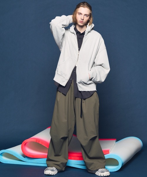 MAISON SPECIAL（メゾンスペシャル）の「《UNISEX》Sunlight Block Prime-Wide Climbing Pants/Sunlight Block プライムワイドクライミングパンツ【MAISON SPECIAL/メゾンスペシャル】（その他パンツ・メンズ・ブラック/ライトグリーン/ネイビー・2/1/0）」の13枚目の写真