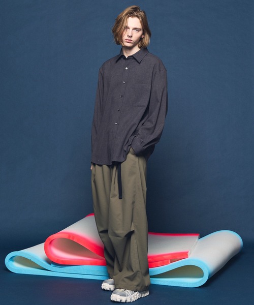 MAISON SPECIAL（メゾンスペシャル）の「《UNISEX》Sunlight Block Prime-Wide Climbing Pants/Sunlight Block プライムワイドクライミングパンツ【MAISON SPECIAL/メゾンスペシャル】（その他パンツ・メンズ・ブラック/ライトグリーン/ネイビー・2/1/0）」の14枚目の写真