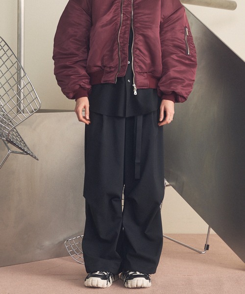 MAISON SPECIAL（メゾンスペシャル）の「《UNISEX》Sunlight Block Prime-Wide Climbing Pants/Sunlight Block プライムワイドクライミングパンツ【MAISON SPECIAL/メゾンスペシャル】（その他パンツ・メンズ・ブラック/ライトグリーン/ネイビー・2/1/0）」の17枚目の写真