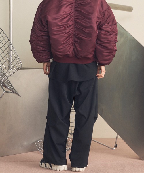 MAISON SPECIAL（メゾンスペシャル）の「《UNISEX》Sunlight Block Prime-Wide Climbing Pants/Sunlight Block プライムワイドクライミングパンツ【MAISON SPECIAL/メゾンスペシャル】（その他パンツ・メンズ・ブラック/ライトグリーン/ネイビー・2/1/0）」の4枚目の写真