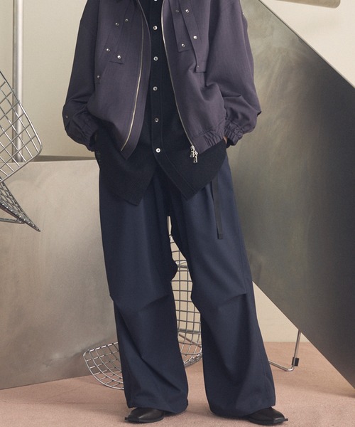 MAISON SPECIAL（メゾンスペシャル）の「《UNISEX》Sunlight Block Prime-Wide Climbing Pants/Sunlight Block プライムワイドクライミングパンツ【MAISON SPECIAL/メゾンスペシャル】（その他パンツ・メンズ・ブラック/ライトグリーン/ネイビー・2/1/0）」の8枚目の写真