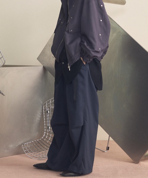 MAISON SPECIAL（メゾンスペシャル）の「《UNISEX》Sunlight Block Prime-Wide Climbing Pants/Sunlight Block プライムワイドクライミングパンツ【MAISON SPECIAL/メゾンスペシャル】（その他パンツ・メンズ・ブラック/ライトグリーン/ネイビー・2/1/0）」の9枚目の写真