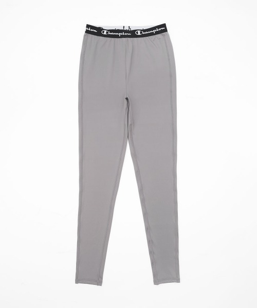 Champion(チャンピオン)の「Champion LOGO inner leggings 抗菌防臭 吸水速乾 レギンス 95451005(レギンス/スパッツ・レディース・ブラック/チャコール・M/L)」の1枚目の写真