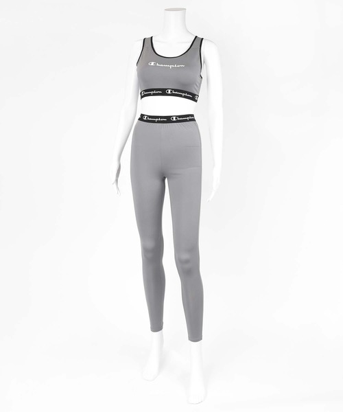 Champion(チャンピオン)の「Champion LOGO inner leggings 抗菌防臭 吸水速乾 レギンス 95451005(レギンス/スパッツ・レディース・ブラック/チャコール・M/L)」の11枚目の写真