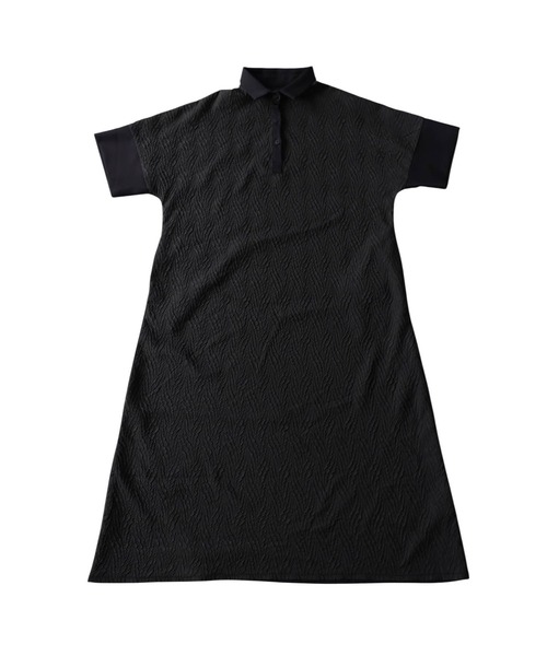 antiqua(アンティカ)の「Aライン シャツワンピース(シャツワンピース・レディース・ブラック・ONESIZE)」の8枚目の写真