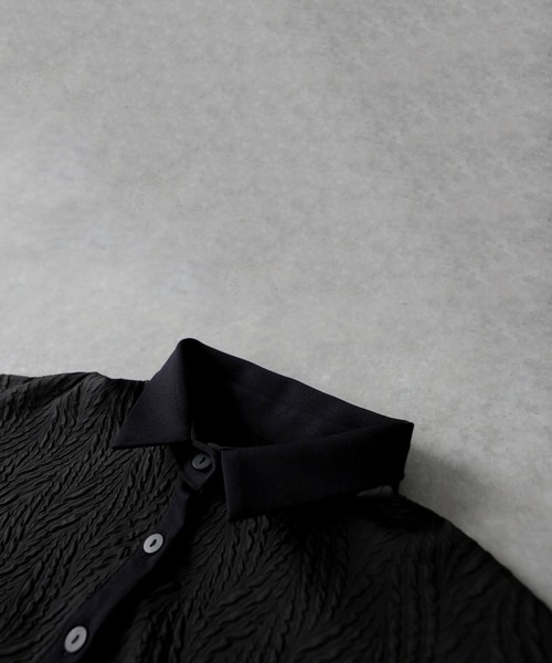 antiqua(アンティカ)の「Aライン シャツワンピース(シャツワンピース・レディース・ブラック・ONESIZE)」の9枚目の写真