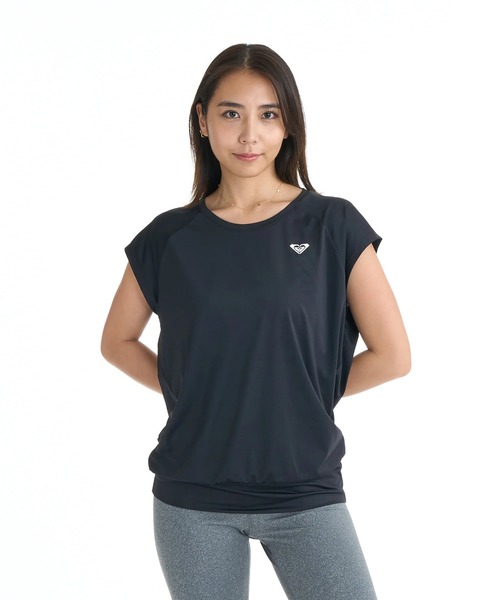 ROXY(ロキシー)の「ROXY ウィメンズ FITNESS MY 1ST ROXY TUNIC Tシャツ 【2026年春夏モデル】/ロキシーUVカットトップス(Tシャツ/カットソー・レディース・ブラック/グレー/ミント/ホワイト・SMALL/MEDIUM/LARGE)」の2枚目の写真