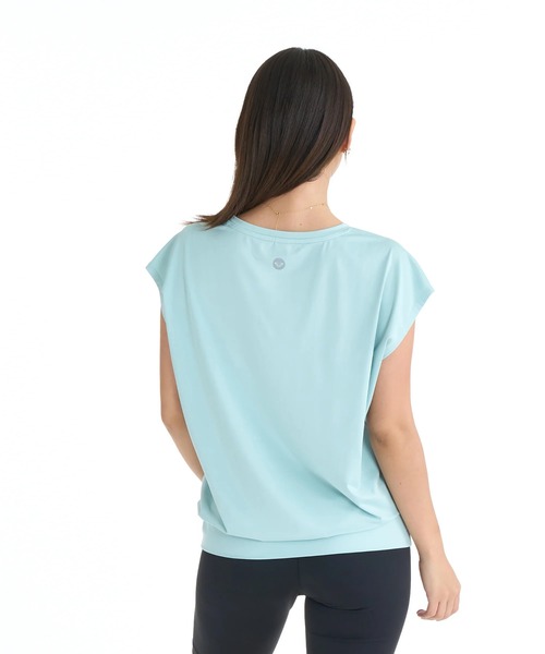 ROXY(ロキシー)の「ROXY ウィメンズ FITNESS MY 1ST ROXY TUNIC Tシャツ 【2026年春夏モデル】/ロキシーUVカットトップス(Tシャツ/カットソー・レディース・ブラック/グレー/ミント/ホワイト・SMALL/MEDIUM/LARGE)」の10枚目の写真